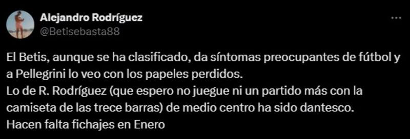 Hinchas del Betis a Manuel Pellegrini a pesar de clasificar en Copa del Rey.