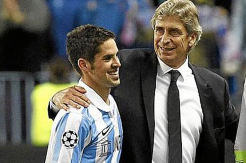 Manuel Pellegrini junto a Isco Alarcón se reencontrarán con el Malagá el próximo 9 de agosto.