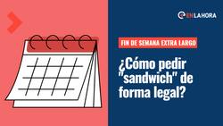 Fin de semana largo: ¿Cómo pedir "sandwich" este 9 de diciembre de forma legal?
