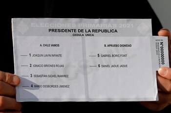 Elecciones primarias 2021: primeros resultados en Nueva Zelanda dan ventaja a Boric y Sichel
