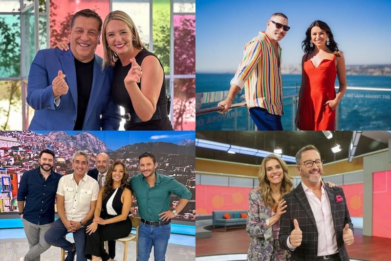 estuvieron compitiendo por el rating el día después del apagón en Chile.