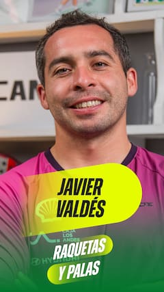 Javier Valdés en Raquetas y Palas