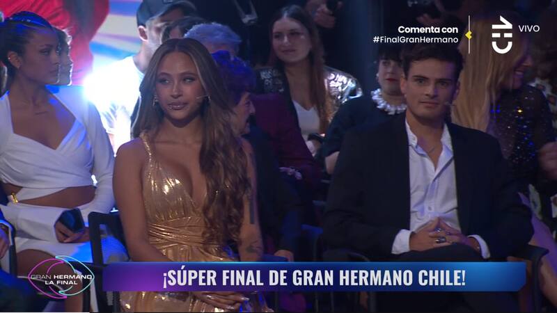 Benjamín en la final de "Gran Hermano" Chile.