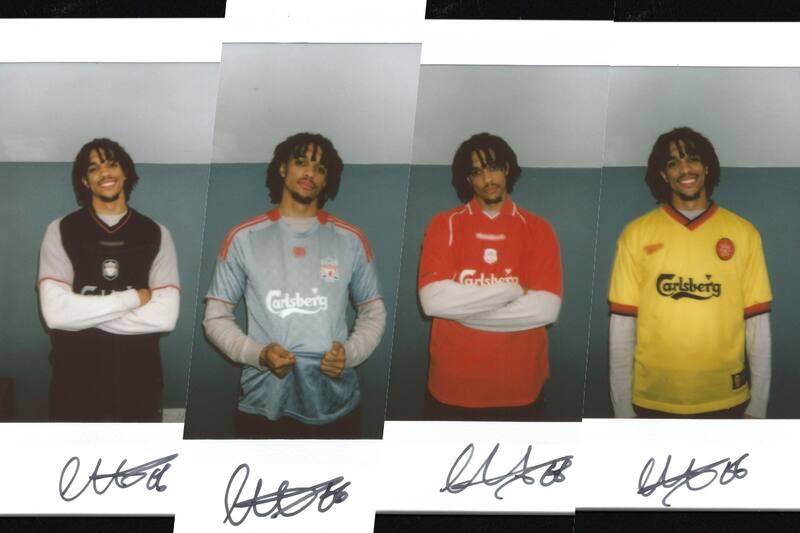 Trent Alexander-Arnold se convirtió en la sensación de los fanáticos de Liverpool con su sesión de fotos clásicas polaroids.