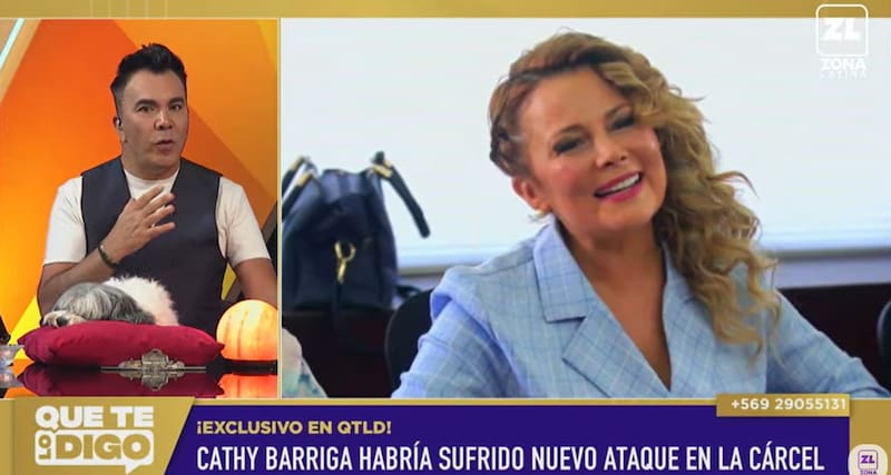 Luis Sandoval reveló detalles del ataque sufrido por Cathy Barriga. Créditos: Pantallazo Zona Latina