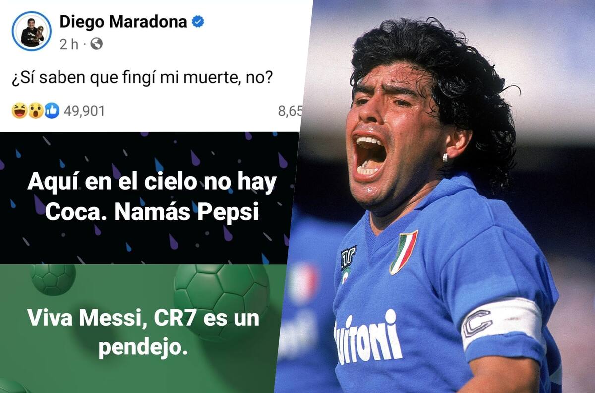 Ni un respeto: hackean cuenta de Facebook de Maradona y sospechan de un mexicano