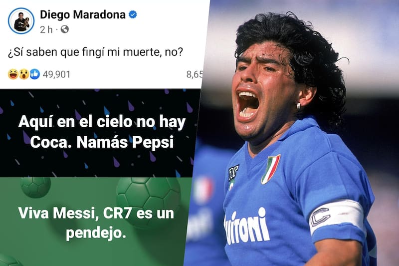 Un individuo de origen mexicano fue quien aparentemente hackeó la página de Facebook de Maradona