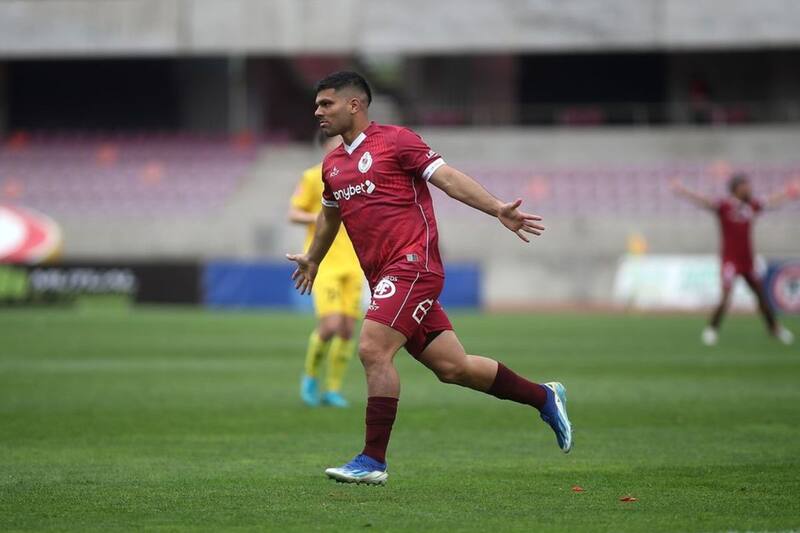 Lionel Altamirano fue la figura del triunfo de Deportes La Serena sobre San Luis. Foto: Instagram CDLS.