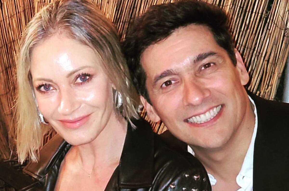 Marcela Vacarezza y Rafael Araneda acompañaron a su hijo Benjamín a buscar los huevitos de Pascua