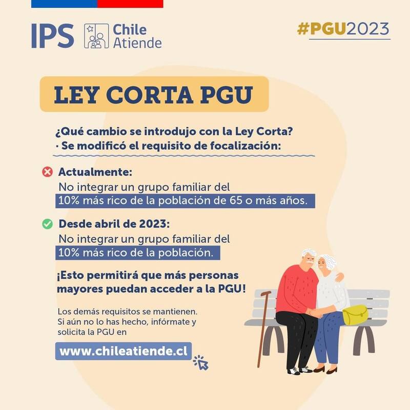 Revisa si cumples con los requisitos para postular. Créditos: Chile Atiende.