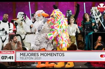 Teletón 2021: Guru Guru y Tutu Tutu tuvieron su cara a cara en el Teatro Teletón