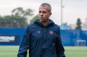 Ya se olvidó de la U: así fue el primer día de Gustavo Álvarez en San Lorenzo