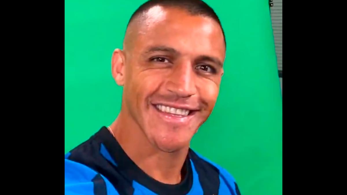 Alexis Sánchez envió un saludo dieciochero en las redes de Inter de Milán