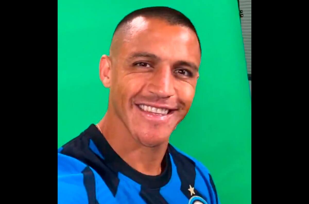 Alexis Sánchez envió un saludo dieciochero en las redes de Inter de Milán