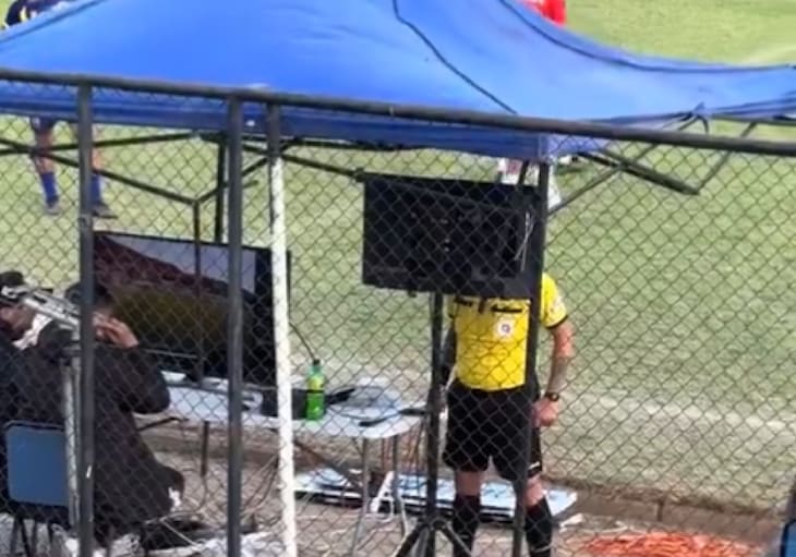 VIDEO | Ni la Primera B tiene: El improvisado VAR que se luce en el fútbol amateur de Chile