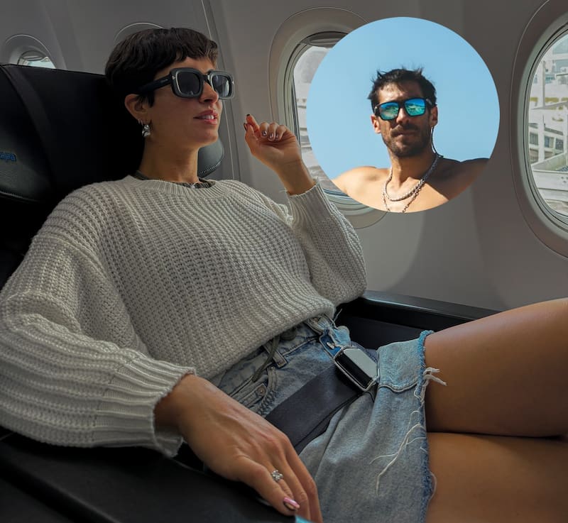 y Pedro Astorga estaban juntos antes de "Gran Hermano"