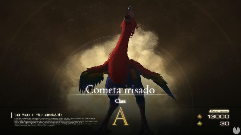 Cometa irisado. Créditos: Square Enix.