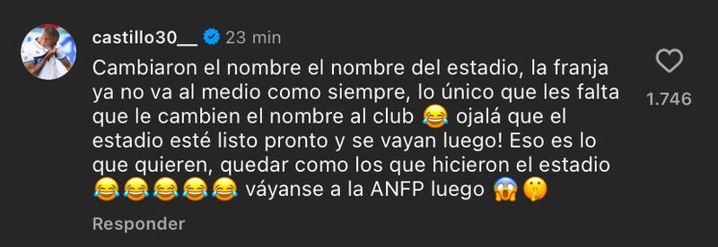 Nicolás Castillo explota contra Cruzados.