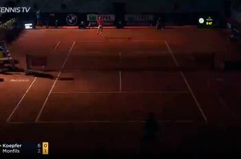 ¿Quién apagó la luz? Corte de energía en pleno duelo del Masters 1000 de Roma