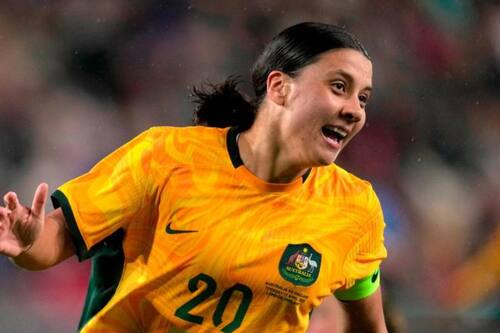 Sam Kerr jugó cuatro partidos contra la Selección Chilena.