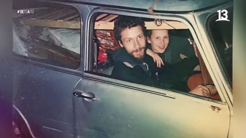 Andrés Velasco y Sigrid Alegría en la juventud