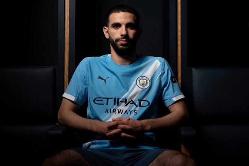 en su presentación en los Ciudadanos. Foto: @ManCity.