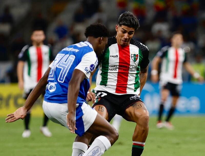 La millonaria multa que deberá pagarle Palestino a la Conmebol por gestos racistas. Foto: Palestino