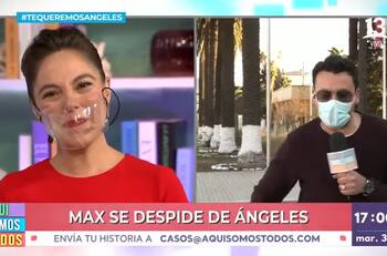 Activadores en terreno despiden a Ángeles Araya en "Aquí Somos Todos": "Te deseo todo el éxito, generosa, solidaria, una tremenda amiga"