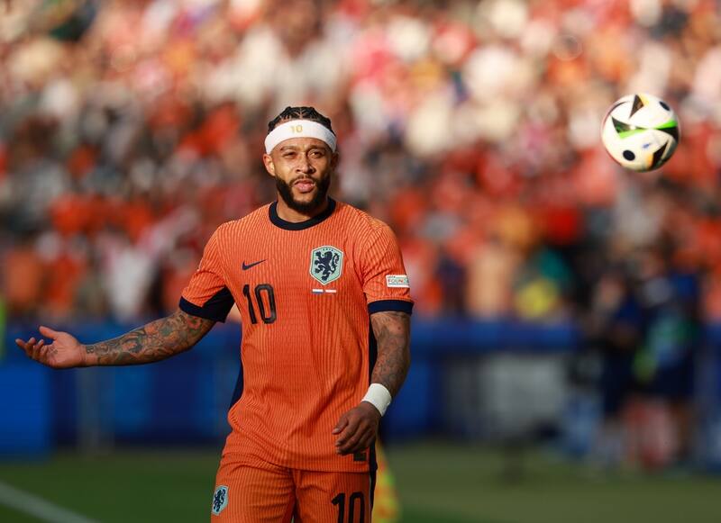 El neerlandés jugará los octavos de final ante Rumania. EFE.