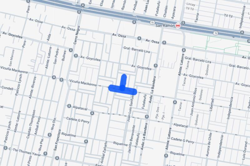 Este es el sector afectado.