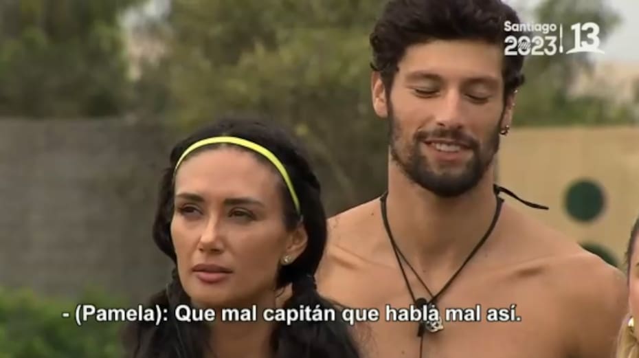 La reacción de Pamela Díaz tras nominación de Fabio Agostini. Foto: Canal 13.