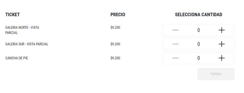 Precios de entradas para ceremonia de clausura de Santiago 2023.