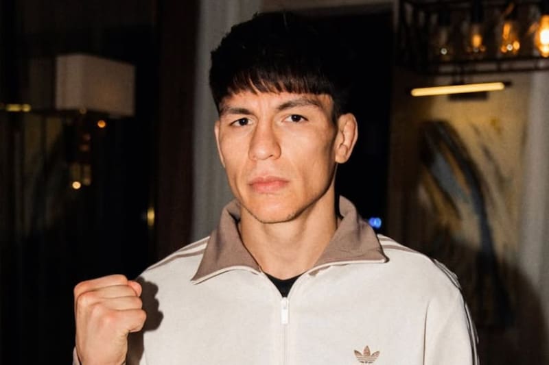 Ignacio Bahamondes en el media day del UFC Bakú