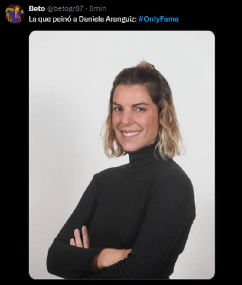 Maite Orsini sería la encargada de la treta según comentarios. Fuente: X.com.