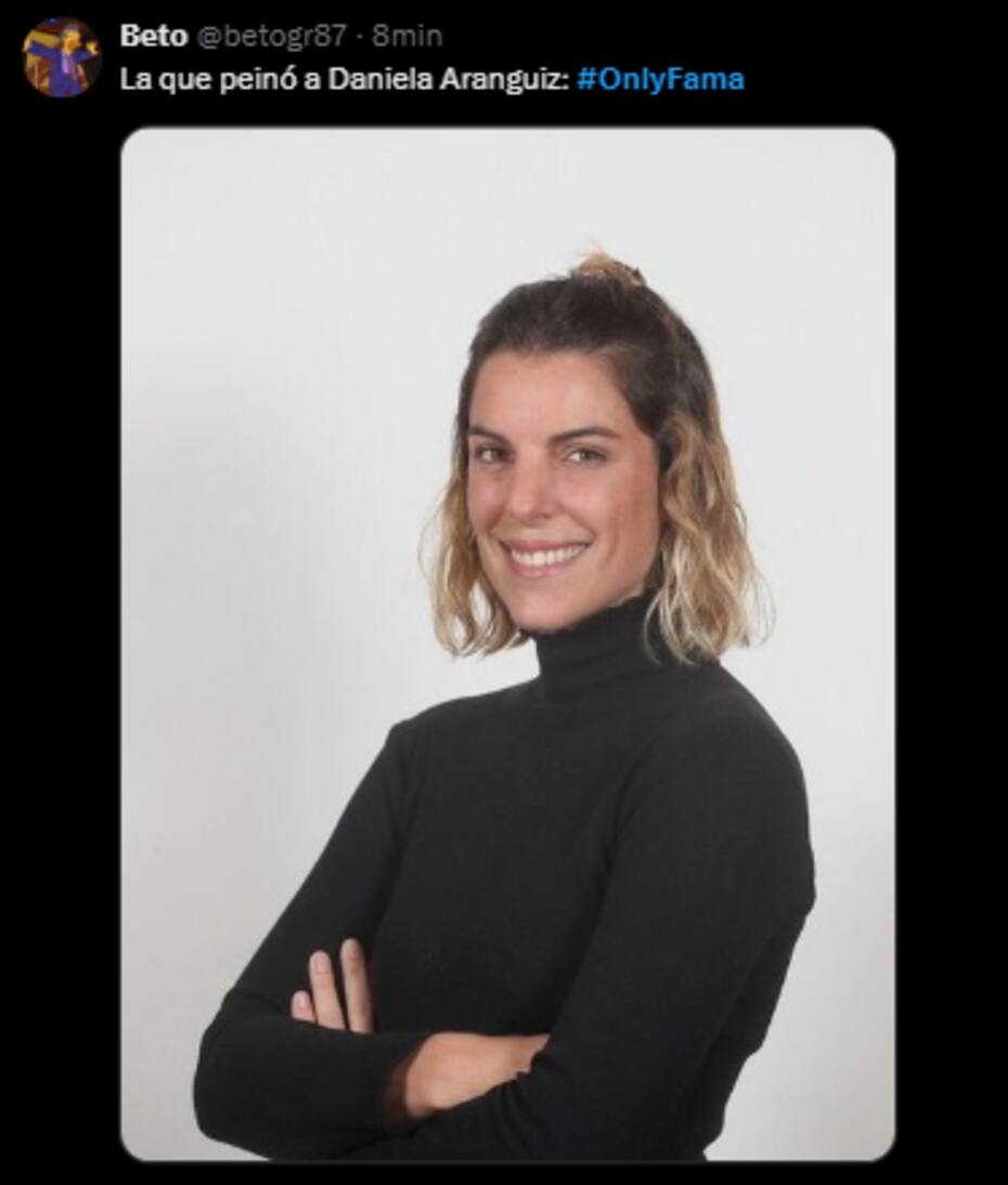 Maite Orsini sería la encargada de la treta según comentarios. Fuente: X.com.