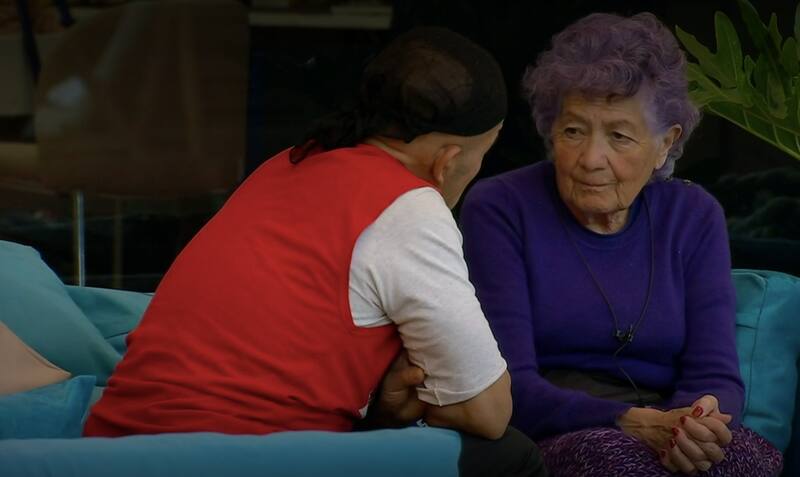 Mónica Ramos junto a Francisco Arenas. Foto: CHV.