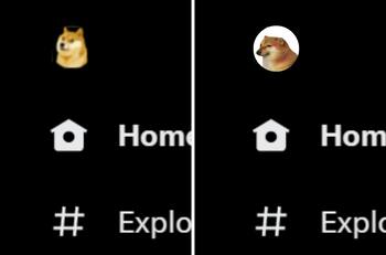 Colocan Dogecoin en logo de Twitter y usuarios lo confunden con Cheems