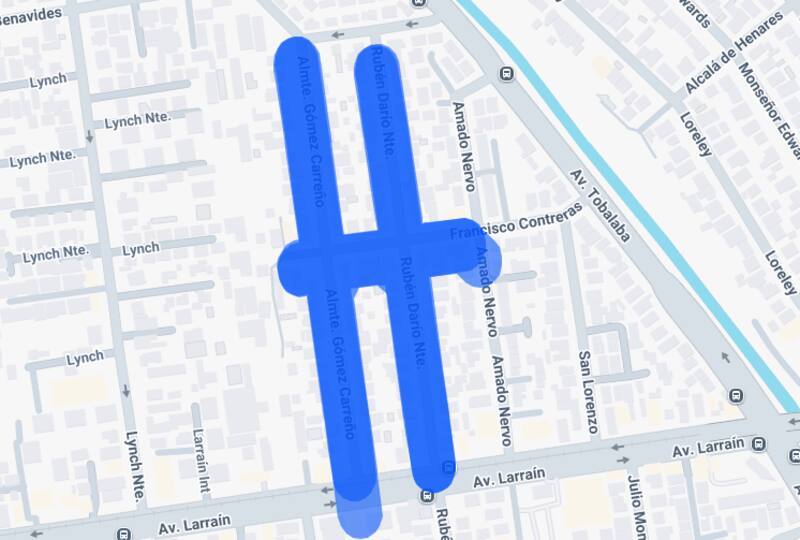 Esta zona tendrá corte de luz el miércoles. Créditos: Enel.