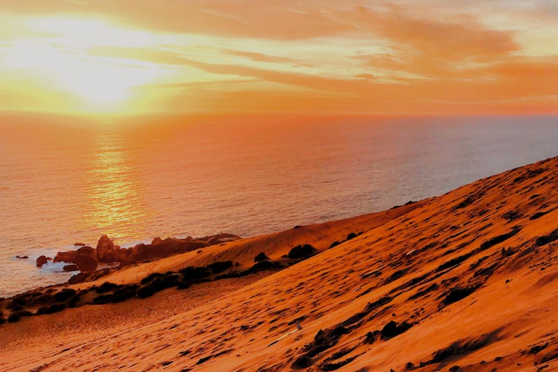 El punto de la costa que tiene uno de los atardeceres más especiales en la Región de Valparaíso. Foto: Chile Es Tuyo.