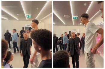 VIDEO | La increíble reacción de Kylian Mbappé al encontrarse con Victor Wembanyama, nueva estrella de la NBA