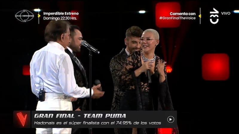 Hadonais Nieves, la primera superfinalista de "The Voice Chile"