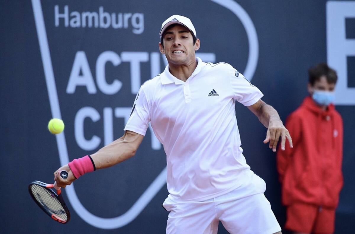 Sólido debut de Cristian Garín que venció a Kei Nishikori en Hamburgo y espera por Monfils o Hanfmann