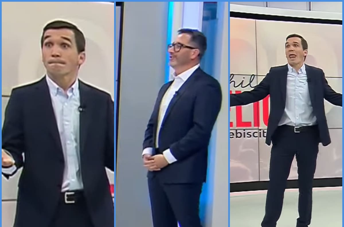 Eduardo Fuentes aprovechó de molestarlo: Periodista de TVN sufrió insólito chascarro al decir garabato en vivo