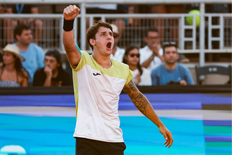 sufrió la furia de los hinchas chilenos. Foto: Agencia Aton.