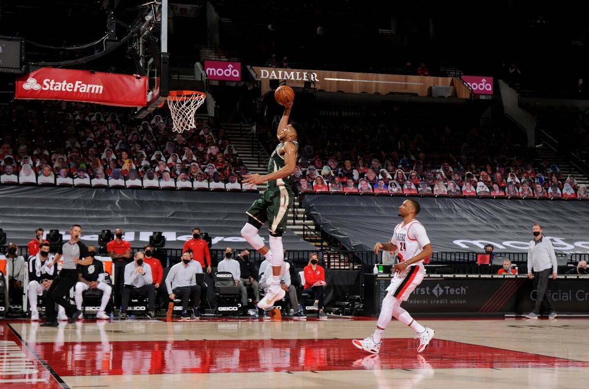NBA: Milwaukee Bucks se lleva la victoria frente a Portland Trail Blazers por 109-127