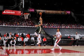 NBA: Milwaukee Bucks se lleva la victoria frente a Portland Trail Blazers por 109-127