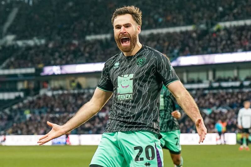 El chileno va encontrando su mejor forma en el Sheffield United. Foto: Instagram Sheffield United.