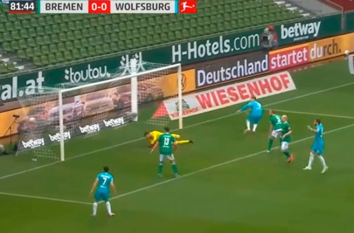De contra: Con este gol Wolfsburgo hundió aún más a Werder Bremen