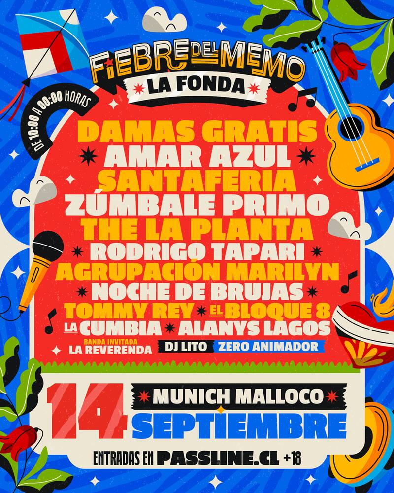 La Fonda de la “Fiebre del Memo” tendrá grandes artistas en el escenario