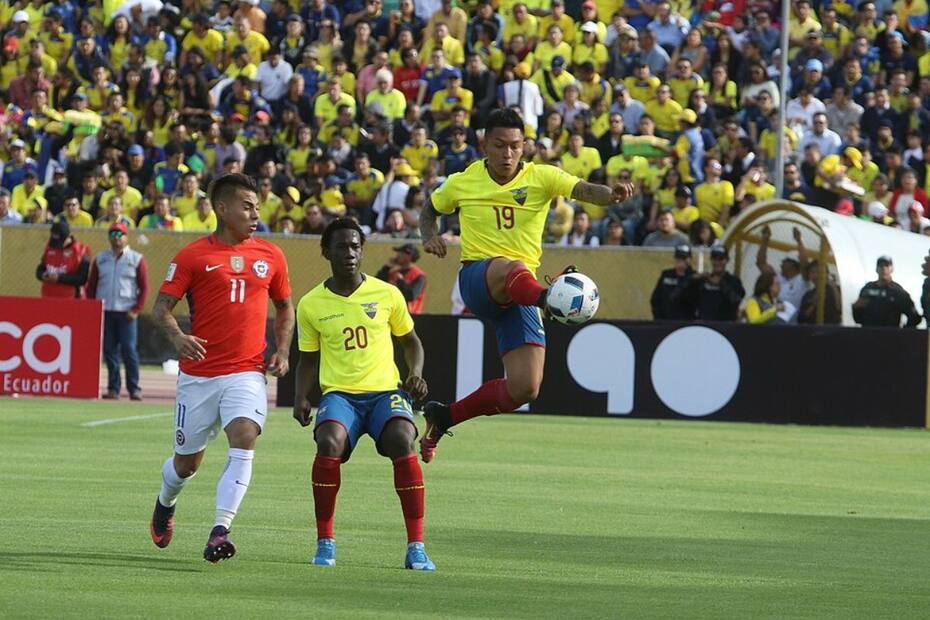 Partido de La Roja vs. La Tri, en el Olímpico Atahualpa, para las Eliminatorias de Rusia 2018.